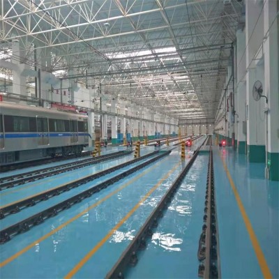 环氧彩砂地坪环氧树脂水性地坪漆 现场施工 鼎诚建筑图4