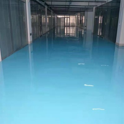 环氧彩砂地坪环氧树脂水性地坪漆 现场施工 鼎诚建筑图2