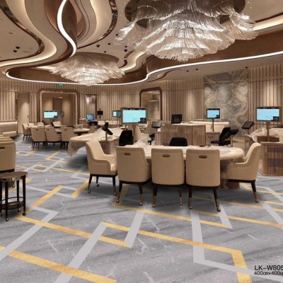 道成 印花弯头纱地毯 抗皱耐踩踏 涤纶防火材料 酒店客房市场价图4
