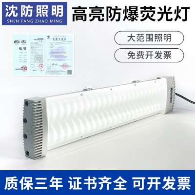 沈防led防爆荧光灯佛山照明灯管车间仓库厂房1.2m单双管应急暖光图5