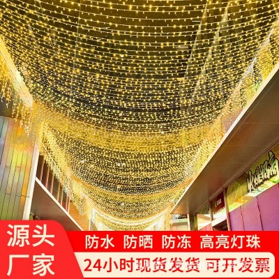 led灯串庭院满天星装饰灯太阳能户外氛围灯防水串灯星星灯小彩灯图5