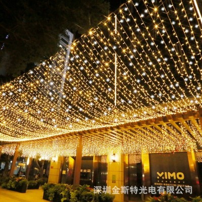 led小彩灯闪灯串灯满天星星灯星空闪泡户外防水街道绕树装饰布置图3