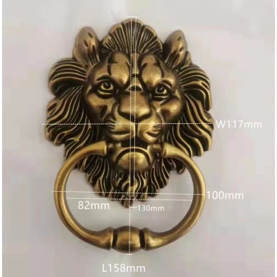 源头厂家批发锌合金狮子头拉环沙发椅子拉环大门拉手家具五金配件图3