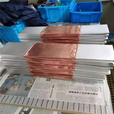 两端镀锡软铜排 T2编织铜网开关柜导电连接 8*80紫铜排 昌硕铜业