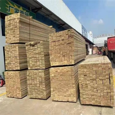 俄罗斯烘干樟子松防腐木批发表面防腐松木板碳化木户外园林木材图2