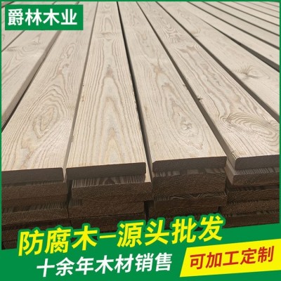 北欧芬兰木户外深度防腐木地板衣柜实木板赤松樟子松木木材生产厂图4