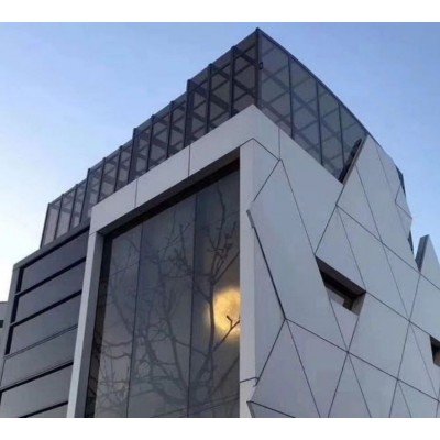 铝单板外墙定制镂空雕花冲孔氟碳透光造型铝板门头幕墙装饰工程