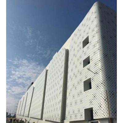 铝单板外墙定制镂空雕花冲孔氟碳透光造型铝板门头幕墙装饰工程图3