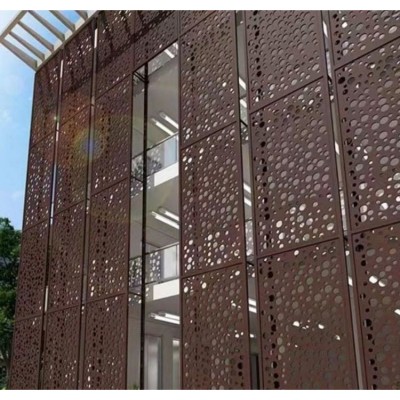 铝单板幕墙 造型吊顶外立面 镂空冲孔板氟碳漆商场学校工装医院建设图4