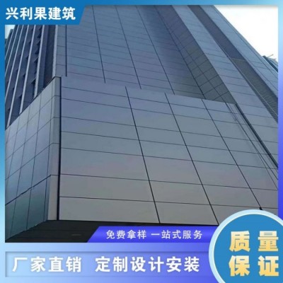 玻璃幕墙隐框明框半隐框单元式点式冲孔镂空氟碳造型铝板幕墙工程图5
