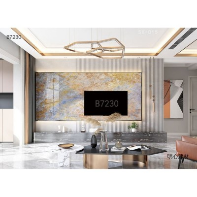 明心 背景墙卧室设计效果图 电视壁画 景观景观设计公司 大规格瓷砖图3