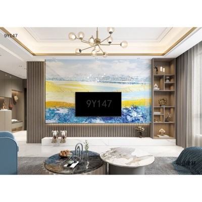 明心 背景墙卧室设计效果图 电视壁画 景观景观设计公司 大规格瓷砖图4