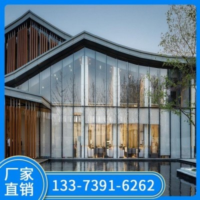 商场玻璃幕墙施工 抗风性强 设计施工一体 粤恩诺铝业图3
