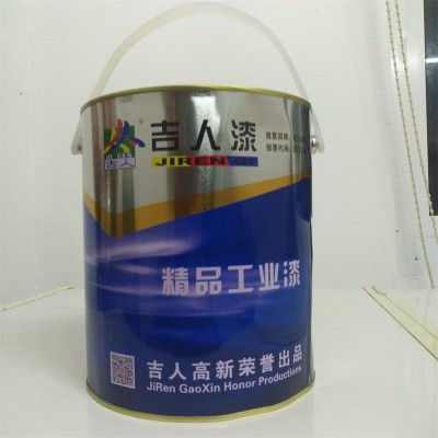 吉人牌环氧富锌底漆双组分中灰铁红环氧工业金属户外防腐涂料防锈图3