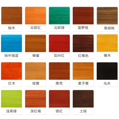 彩菊高硬度木油高光防水木器漆户外耐候清油优惠批发防腐透明清漆图2