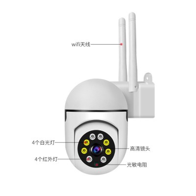 外贸批发家用远程手机监控器室内夜视高清监控无线wifi监控摄像头图4