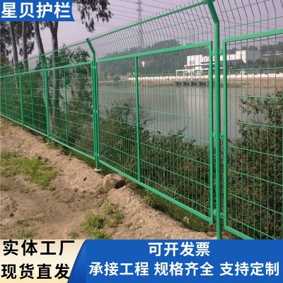 高速公路防护网桥梁防抛网圈地养殖护栏果园隔离围栏双边丝护栏网图3