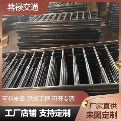 不锈钢桥梁护栏河道景观栏杆复合管防撞围栏公园河堤护栏厂家图2