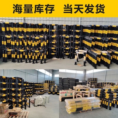 源头厂家消防栓护栏 消防设施隔离栏 钢管挡车器四方安全栏有现货图4