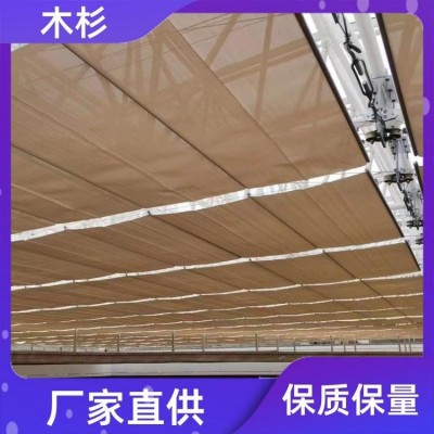 手动遮光顶 电动天棚帘 专业承接 可自动升降 木杉图2