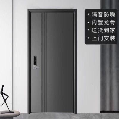 防盗门家用甲级入户门进户门子母门工程门安全门单门别墅大门批发图2