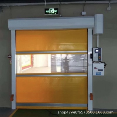 厂家批发快速门 卷帘门 堆积门 柔性大门 PVC门 电动门 自动门图4