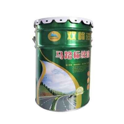 马路划线漆溶剂型批发快干型丙烯酸道路标线停车位夜间高反光油漆图5