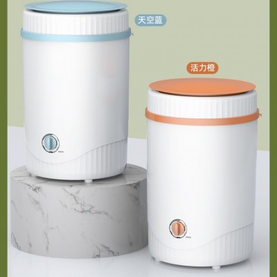 小型家用单桶洗衣机迷你便携式洗衣机可脱水衣服可批发图3