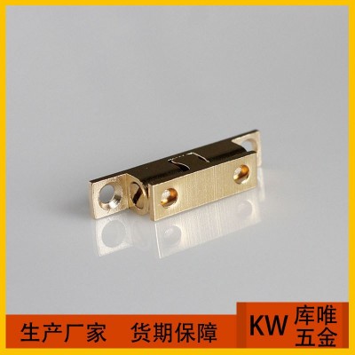 43MM纯铜碰珠 铜弹珠夹 铜门吸 卡扣式铜碰珠橱柜门吸 门碰图3