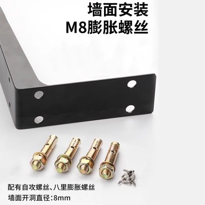 墙上三角支撑架承重支架托架三脚架置物架书桌悬空电视柜固定角铁图2