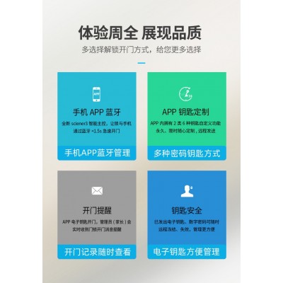 TTLOCK通通锁公寓锁民宿锁锁全房通智能室内门木门锁蓝牙密码锁图3