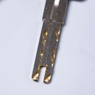 豪德安叶片2号合金柄铜锁芯 全铜叶片锁芯专业高档锁芯多规格制定图4