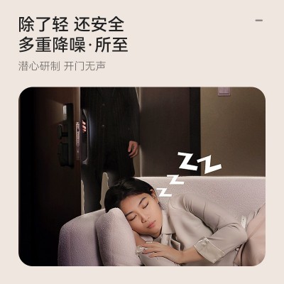 BECK博克全自动3D人脸识别掌静脉指静脉内外三监控智能 锁家用指纹图4