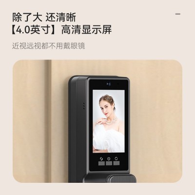 BECK博克全自动3D人脸识别掌静脉指静脉内外三监控智能 锁家用指纹图3