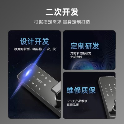 智能门锁批发防盗门电子锁出租房民宿IC通通锁APP远程公寓密码锁图3