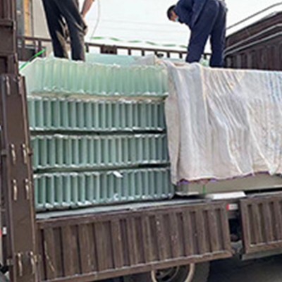 建筑U型钢化玻璃厂加工装饰工程雾化热弯玻璃弧形异型曲面图4
