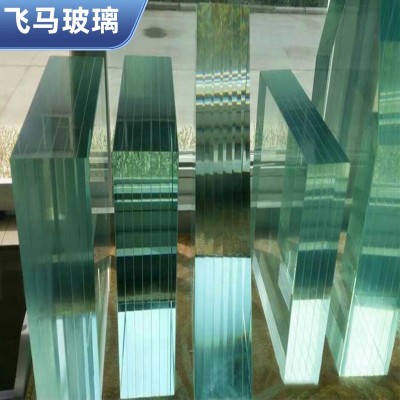 批发复合夹胶玻璃PVB隔音防爆钢化玻璃 双层超白夹胶中 空玻璃图2