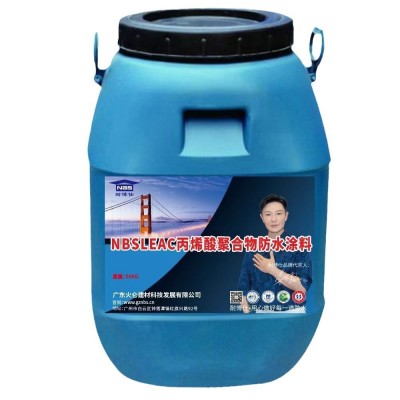 耐博仕出品LEAC丙烯酸聚合物水泥防水涂料 屋顶地墙面防水防潮图5