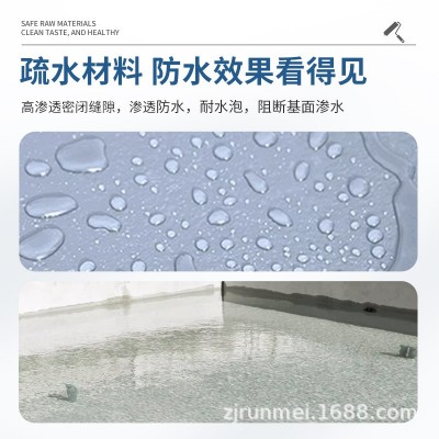 屋顶楼顶房顶聚氨酯防水补漏卫生间裂缝窗台堵漏浴室泳池 外墙涂料图3