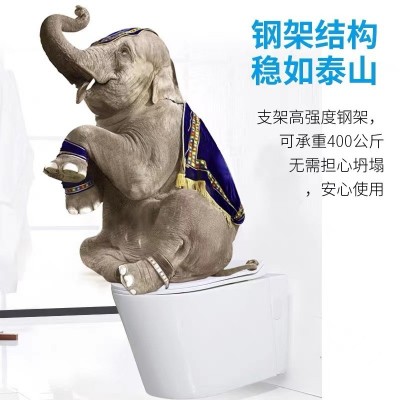 隐藏式水箱挂式马桶静音入水超薄8升容量冲水强劲不锈钢面板图5