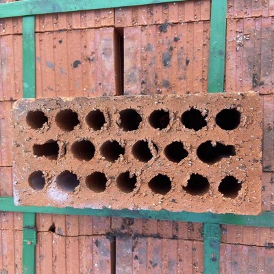 盐城红砖批发供应圆孔95多孔砖建筑砌墙空心红砖规格240x115x90mm图3