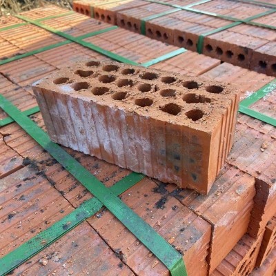 盐城红砖批发供应圆孔95多孔砖建筑砌墙空心红砖规格240x115x90mm图2