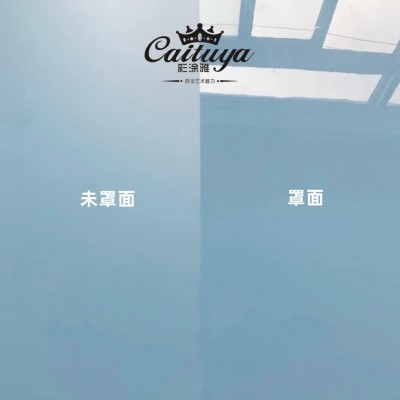 彩涂雅光油墙绘颜料外墙漆真石漆防水涂料罩光面油防水防尘艺术漆图3