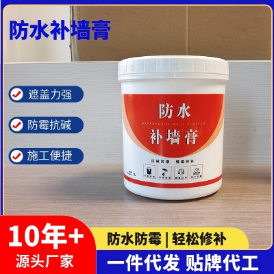 源头厂家 防水补墙膏 墙面修补白色防水腻子膏 跨境出口图2