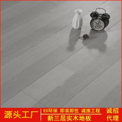 新三层实木复合地板15mmE0环保耐磨防水木地板地暖家用工厂直销图4