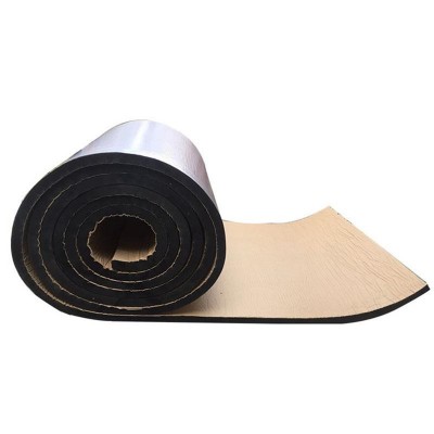 铝箔自粘防火棉 保温棉 隔热板 隔音棉 屋顶隔热防晒憎水橡塑棉图4