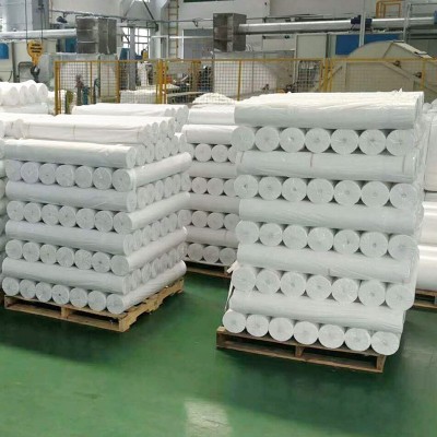 现货批发防水聚酯布 建筑防水60g针织聚酯布 缝织聚酯布图2