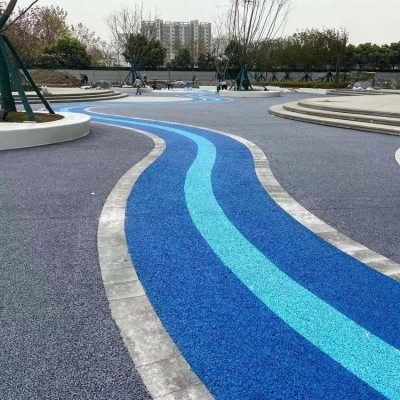 彩色透水混凝土地坪 颜色鲜艳耐滑图4