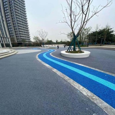 彩色透水混凝土地坪 颜色鲜艳耐滑图3
