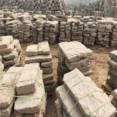 鑫晟 庭院复古 质地坚硬 广场地铺花岗岩老石板图2